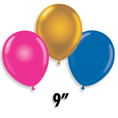 9 Inch Latex Balloons – Bargain Balloons USA