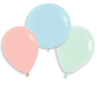 12 Light Pink Dot Polka Dot Balloons - Made in USA