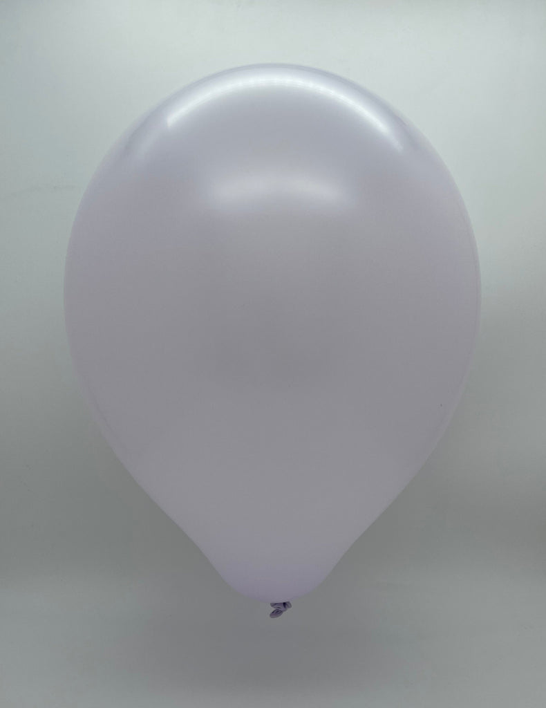 Inflated 12" Kalisan Latex Balloons Pastel Matte Macaroon Lavender (500 Per Bag)