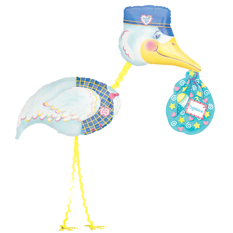 66" Air-Walker Special Delivery Stork Balloon