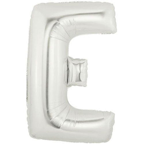 40" Megaloon Large Letter Balloon E Silver