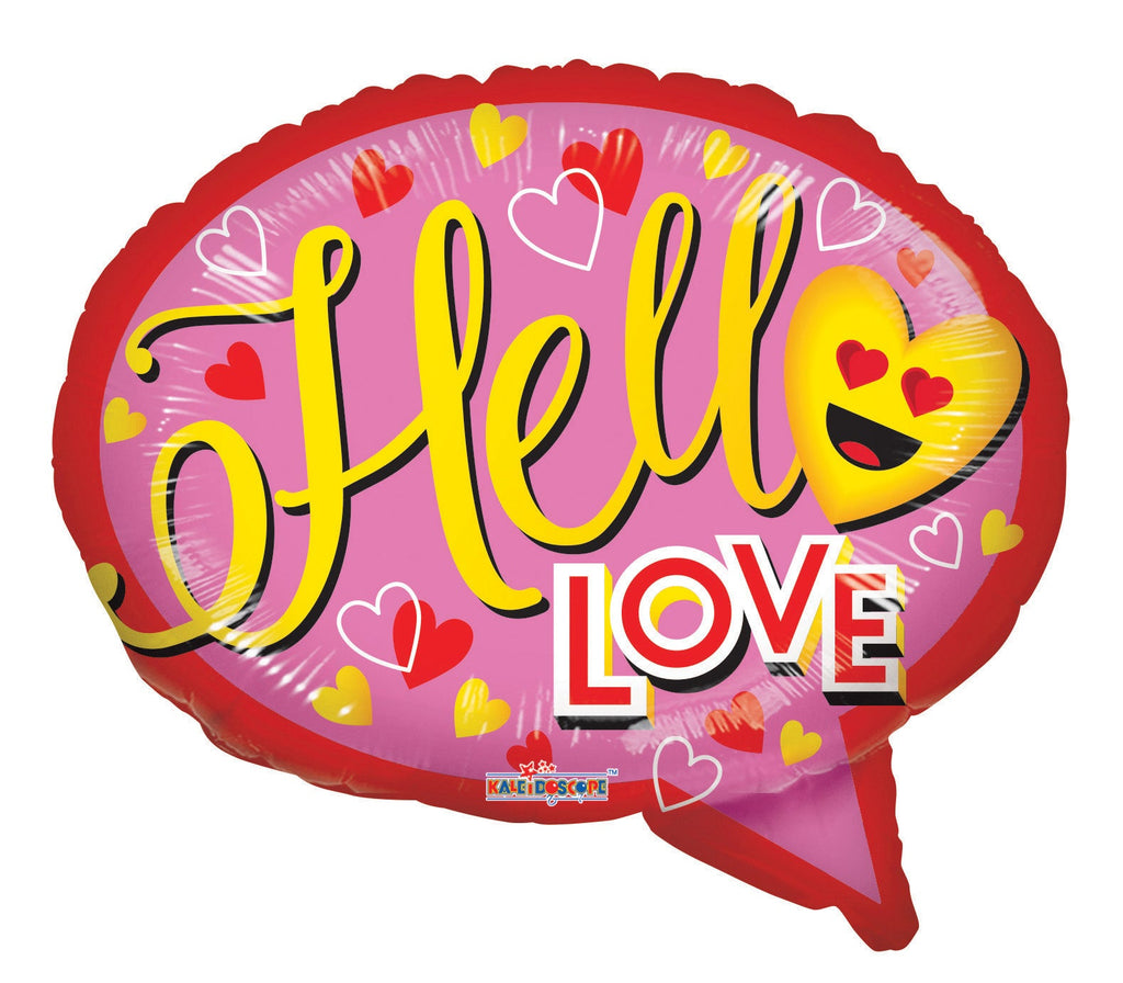18" Hello Love Foil Balloon