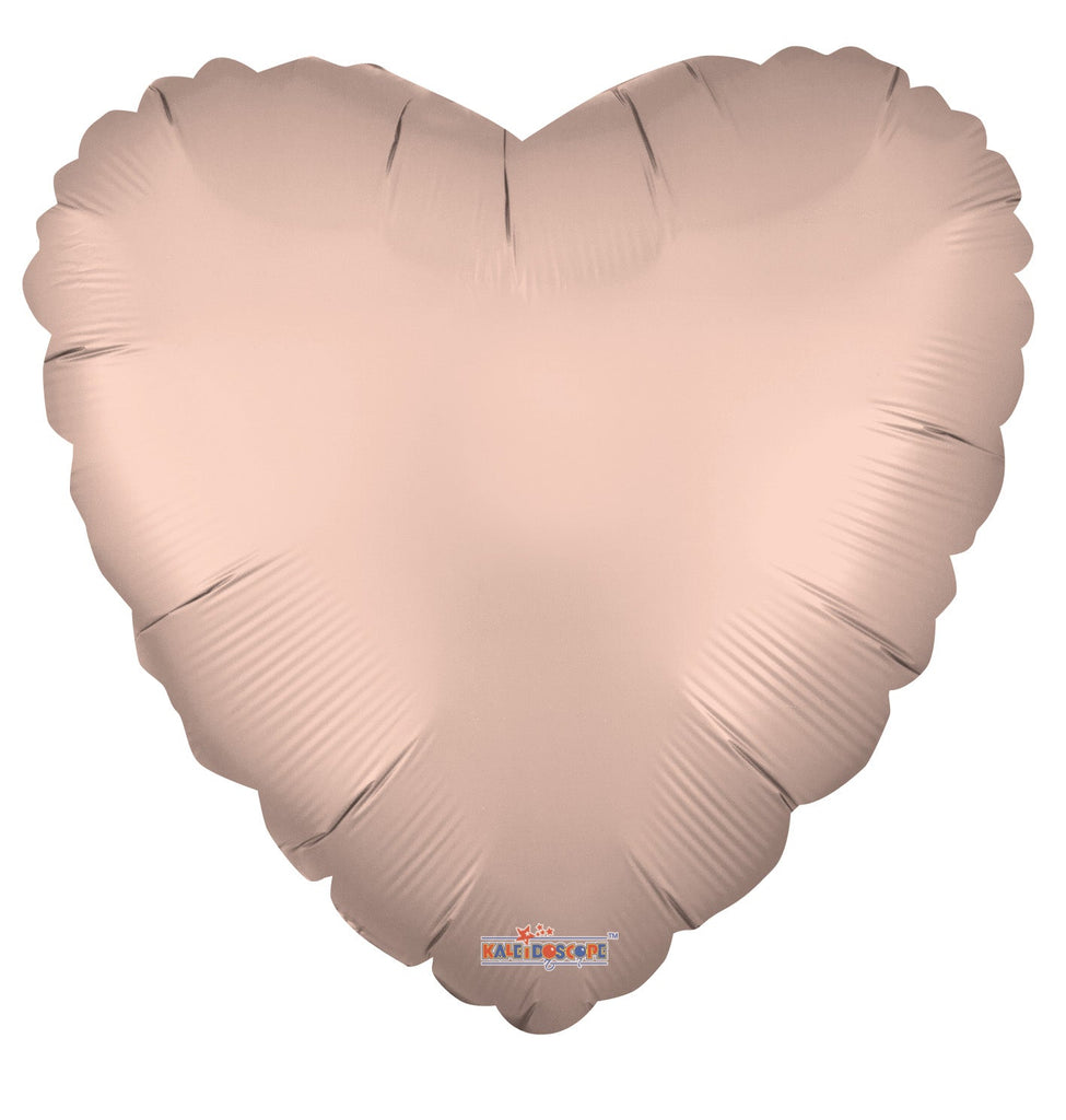 9" Airfill Only Solid Color Matte Rose Gold Foil Balloon