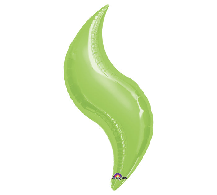 42" SuperShape Lime Curve Balloon