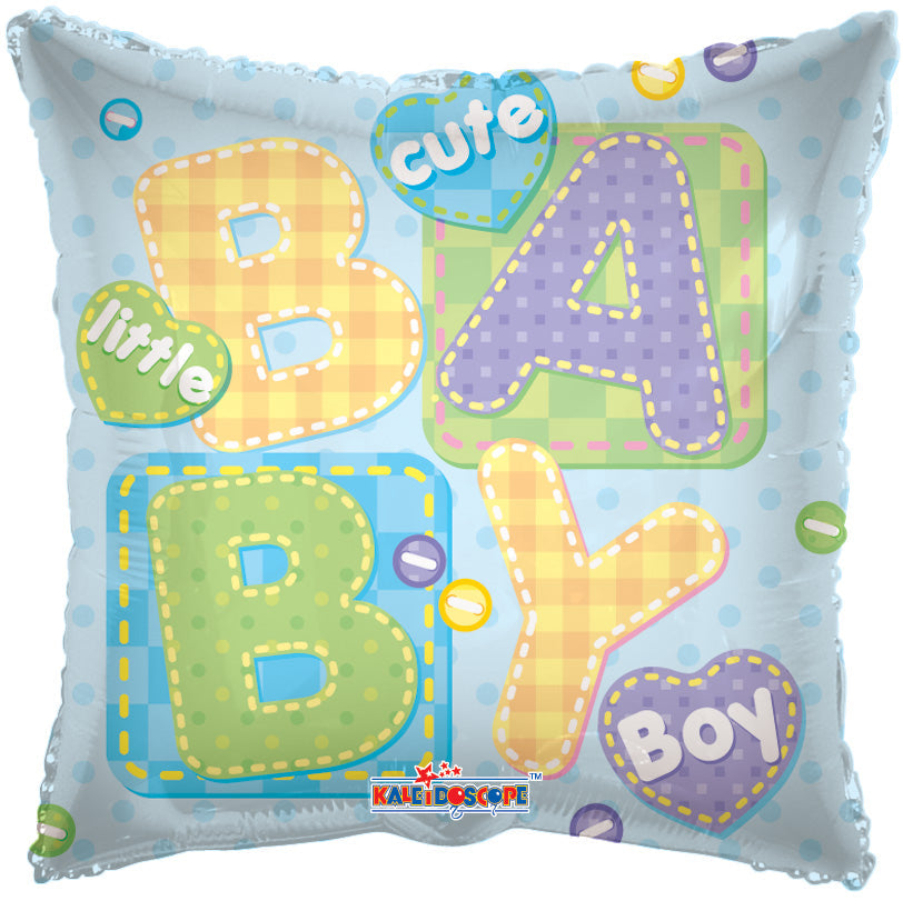 18" Baby Boy Big Letters Balloon