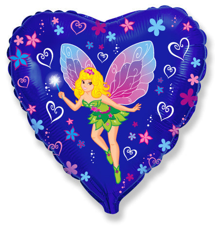 18" Lady Butterfly Mylar Balloon