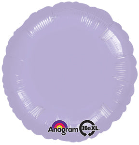 18" Lilac Circle Anagram Brand Balloon