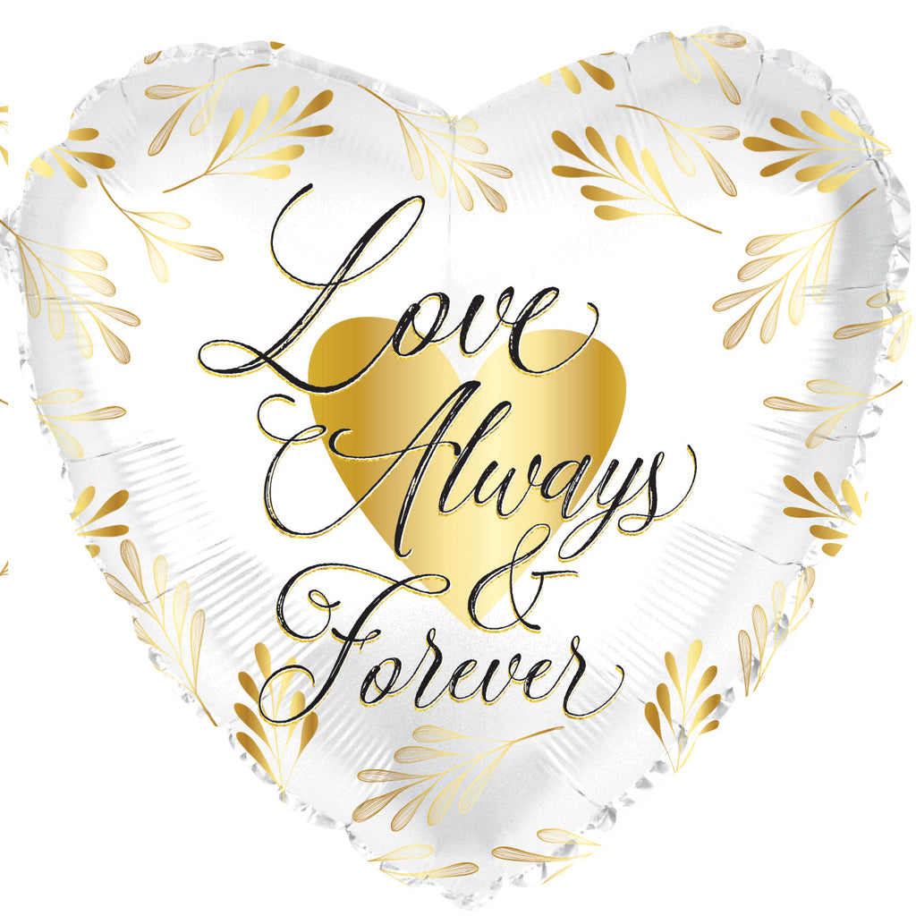 17" Love Always And Forever Foil Balloon