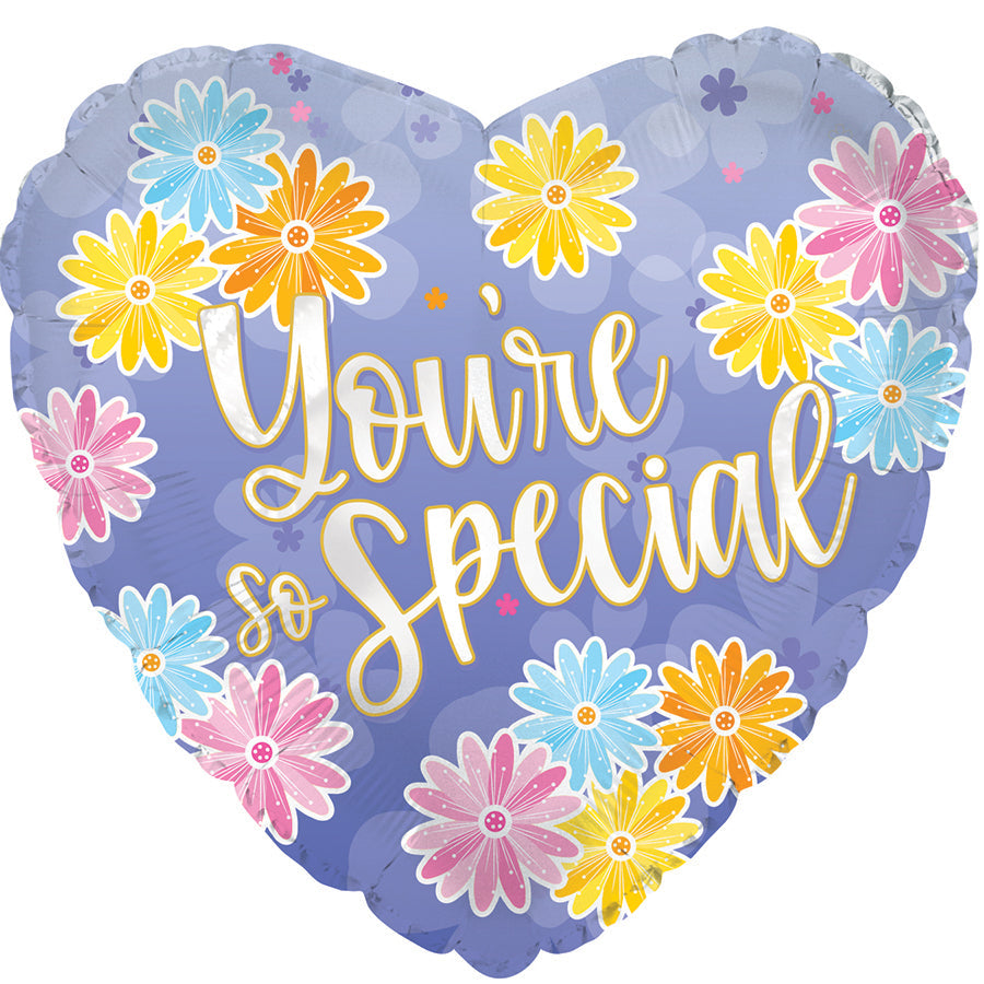 9" Airfill Only You're So Special Periwinkle Foil Balloon