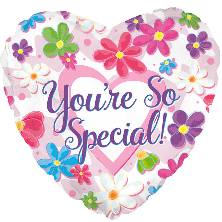 9" Airfill Only You're So Special Flowers Balloon