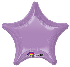 18" Pearl Lavender Decorator Star Anagram Brand Balloon
