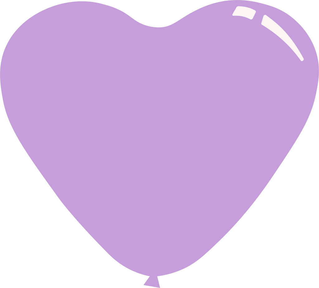 11" Deco Floral Decomex Heart Shaped Latex Balloons (100 Per Bag)