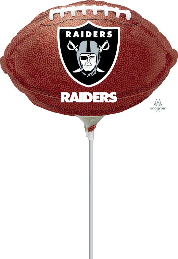 NFL Airfill Only Mini Shape Oakland Raiders Football Balloon