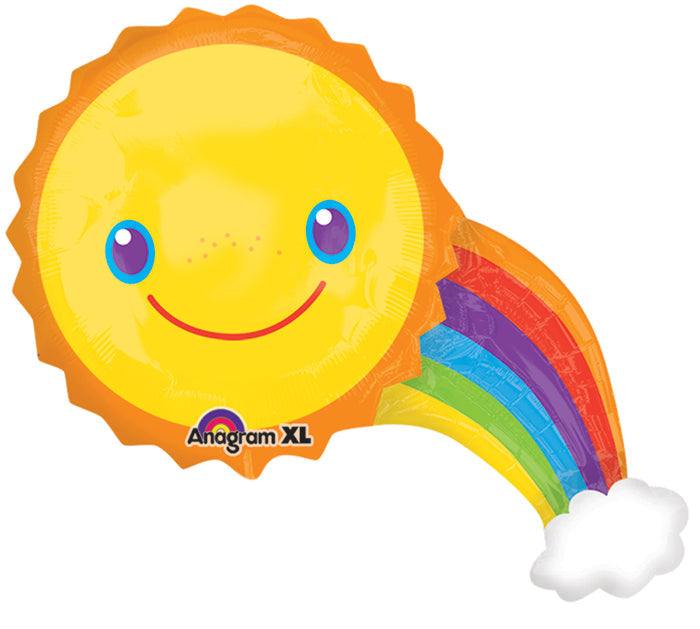 33" SuperShape Rainbow Balloon