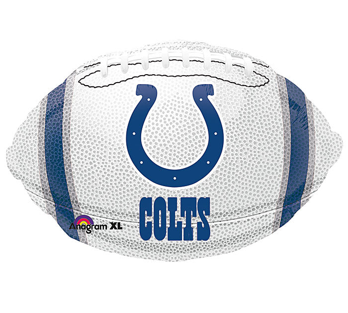 Junior Shape Indianapolis Colts NFL Football Team Colors Balloon