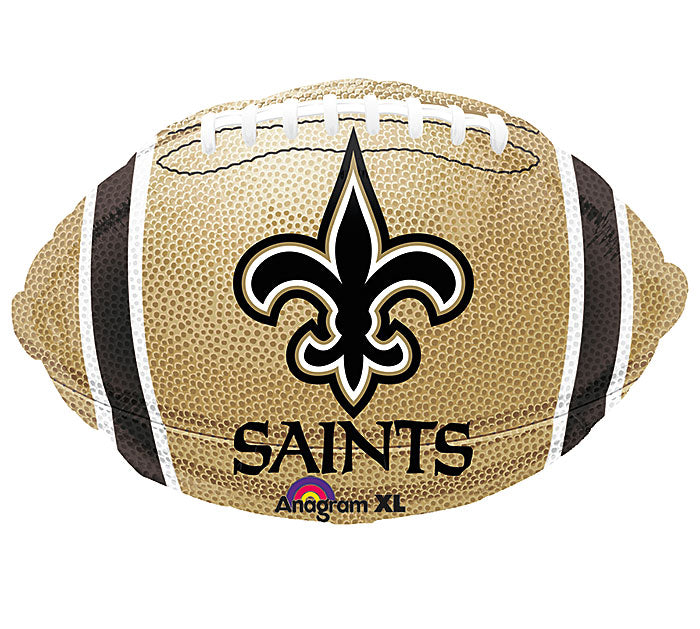 Junior Shape New Orleans Saints NFL Football Team Colors Balloon