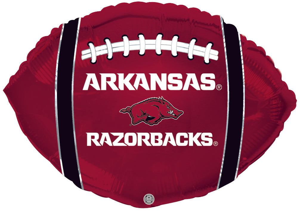 21" Arkansas Razorback Collegiate Football Balloon