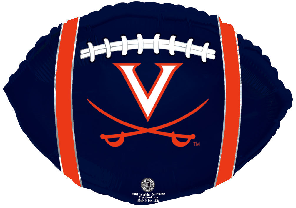 21" University Of Virginia Collegiate Football Balloon
