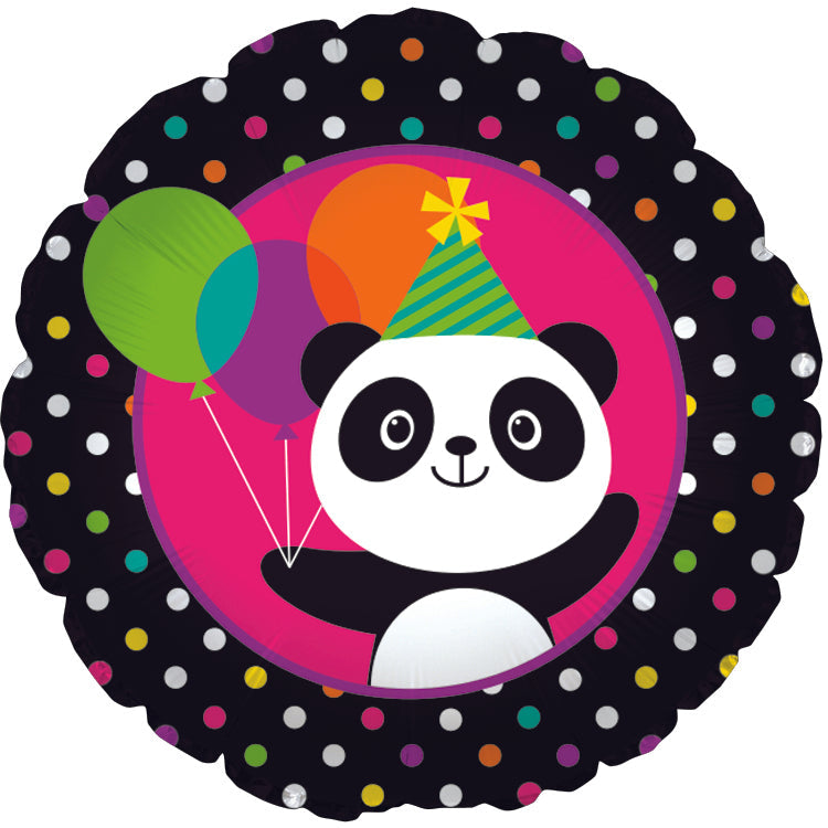 18" Panda-Monium Foil Balloon