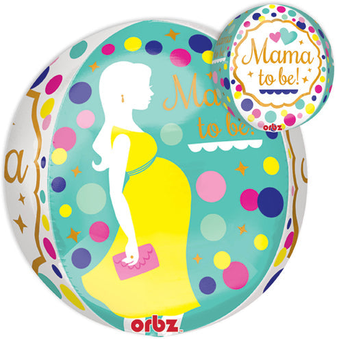 16" Jumbo ORBZ: Mom To Be Balloon Packaged
