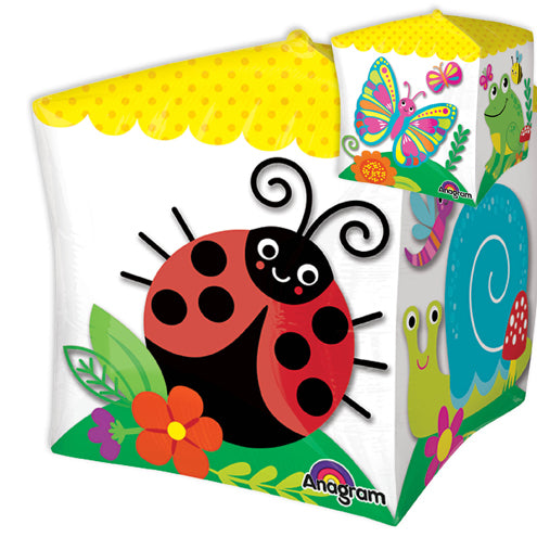 15" Cubez Jumbo Happy Spring Characters Balloon Packaged