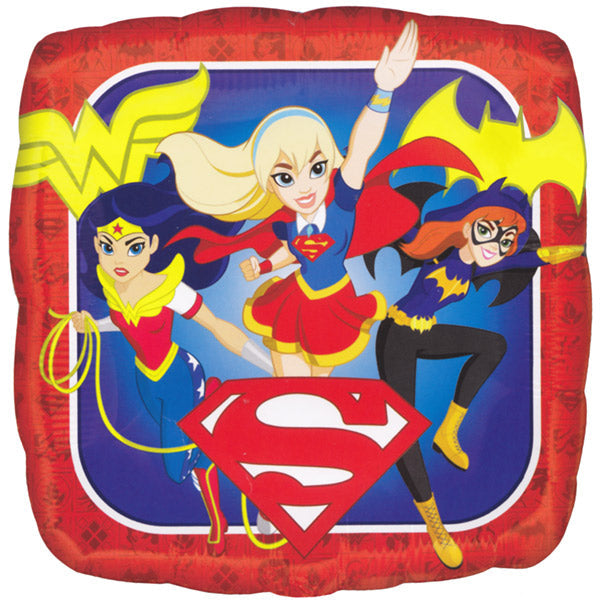 18" DC Super Hero Girls Foil Balloon