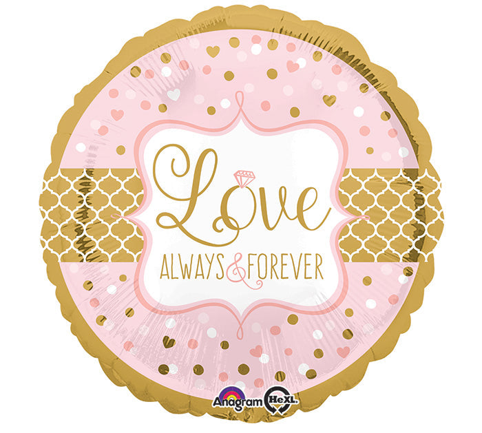 18" Always & Forever Balloon Packaged