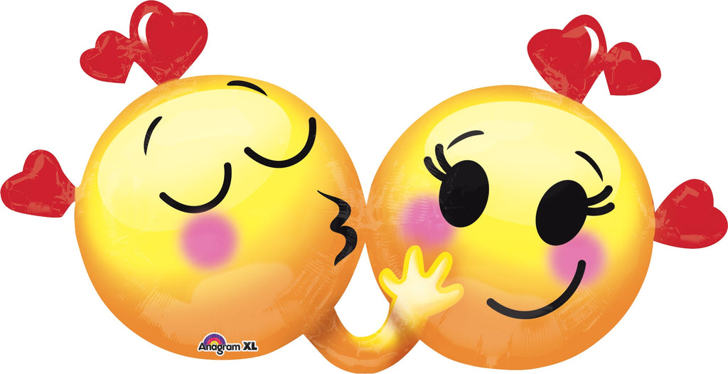 36" Emoticons in Love Balloon
