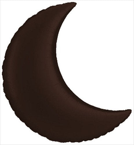 24" Moon Shape Chocolate Color Jumbo Balloon