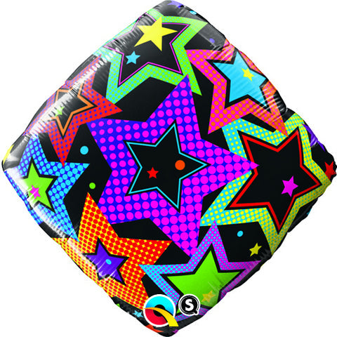 18" Stars Accent Patterns Foil Balloon