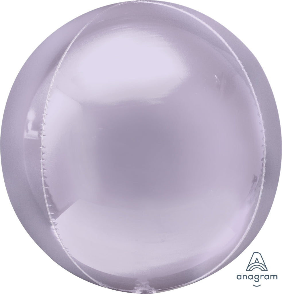 16" Orbz Pastel Lilac Foil Balloon