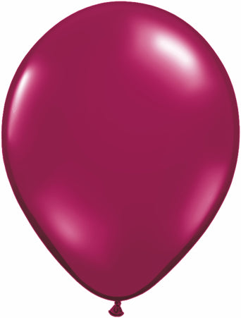 5" Qualatex Latex Balloons SPARKLING BURGUNDY (100 Per Bag)