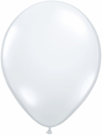 5" Qualatex Latex Balloons DIAMOND CLEAR (100 Per Bag)