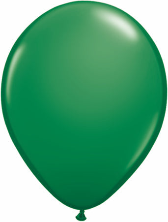 9" Qualatex Latex Balloons GREEN (100 Per Bag)