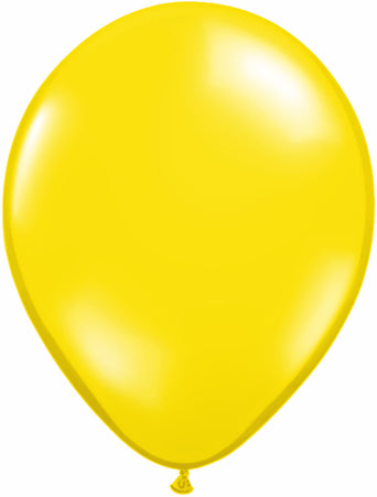 11" Qualatex Latex Balloons CITRON YELLOW (100 Per Bag)