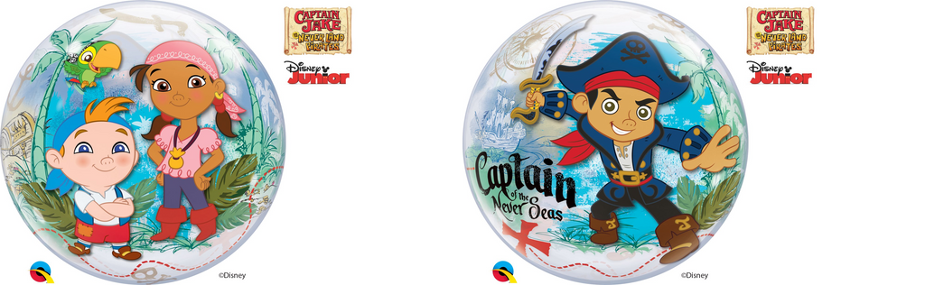 22" Single Bubble Packaged Captain Of The Never Seas Balloon