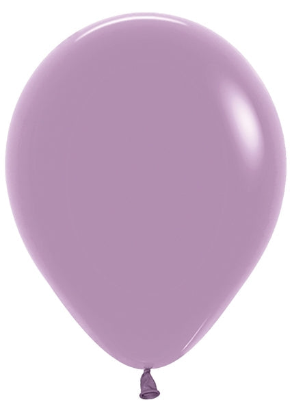 5" Sempertex Latex Balloons (100 Per Bag) Pastel Dusk Lavender
