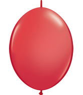 12" Qualatex Latex Balloons Quicklink Red (50 Count)