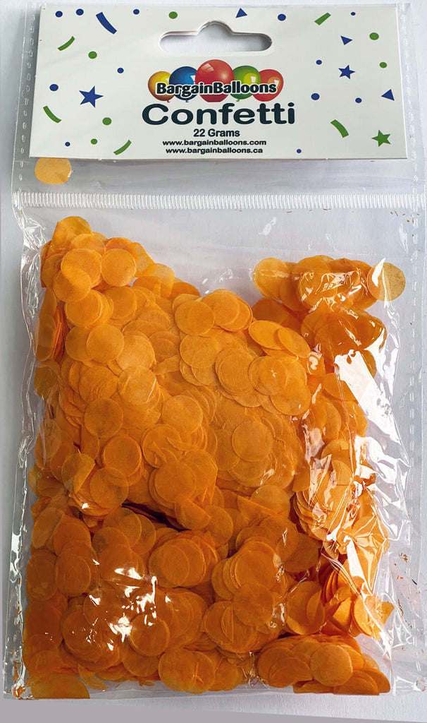 Balloon Confetti Dots 22 Grams Tissue Marigold 1CM-Round