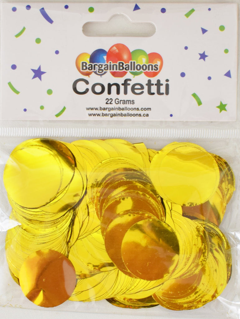Balloon Confetti Dots 22 Grams Foil Golden 2.5CM-Round