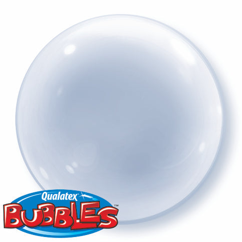 24" Clear Deco Bubble Balloons