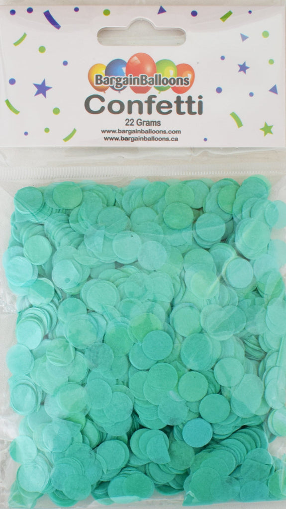 Balloon Confetti Dots 22 Grams Tissue Green 1CM-Round