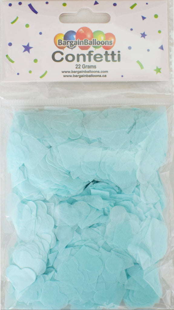 Balloon Confetti Dots 22 Grams Tissue Pastel Blue 2CM-Heart
