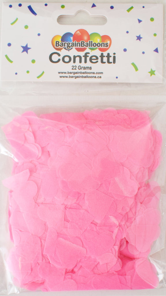 Balloon Confetti Dots 22 Grams Tissue Pastel Pink 2CM-Heart
