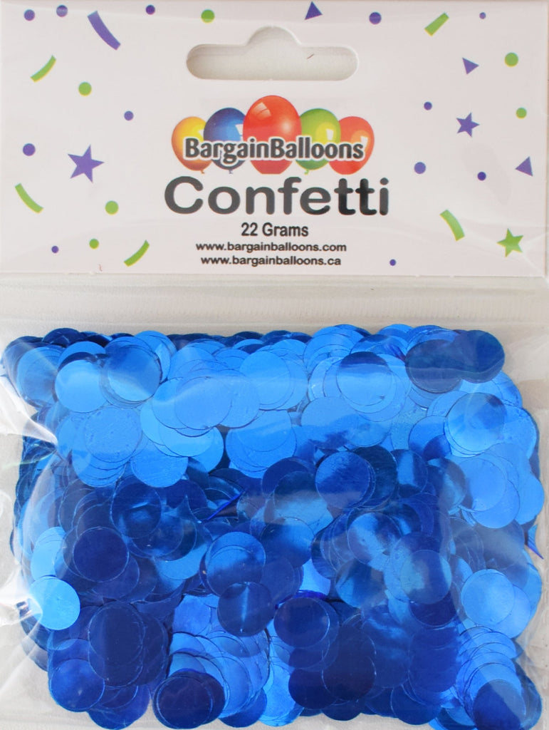 Balloon Confetti Dots 22 Grams Foil Blue 1CM-Round