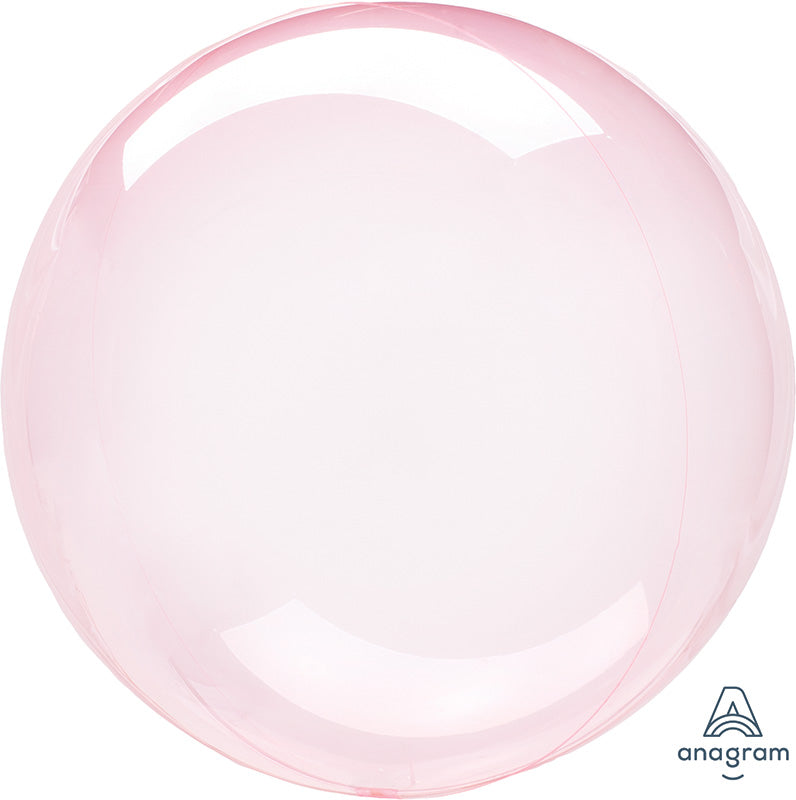 11" Crystal Clearz Petite Dark Pink Crystal Clearz Balloon
