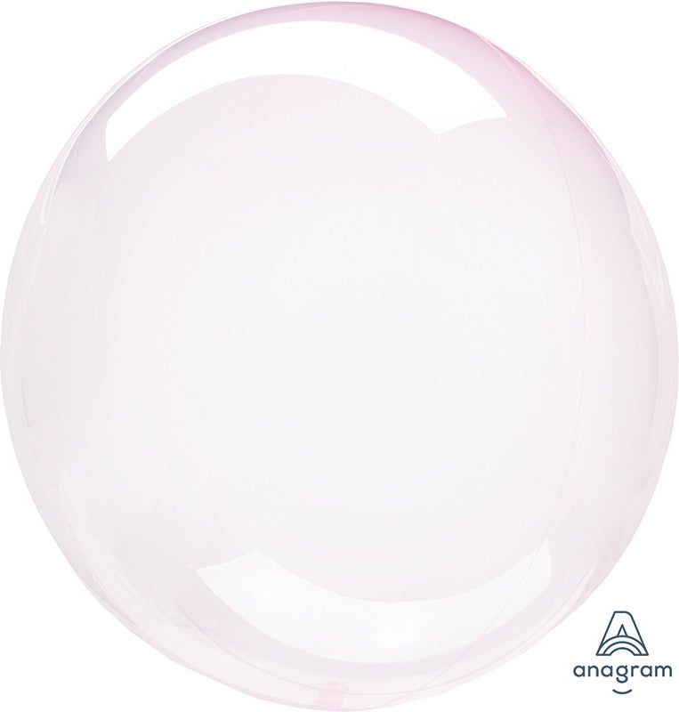 11" Crystal Clearz Petite Pink Crystal Clearz Balloon