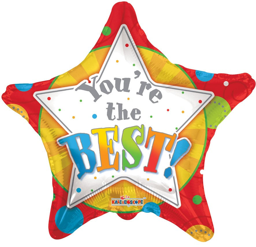 18" You Are The Best Star Shape Balloon
