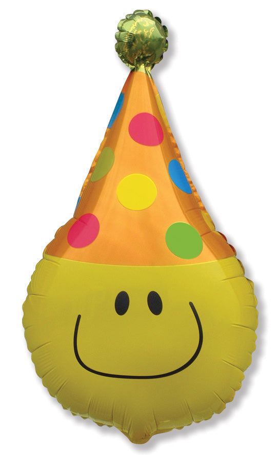 28" Funny Clown Smiley Foil Balloon