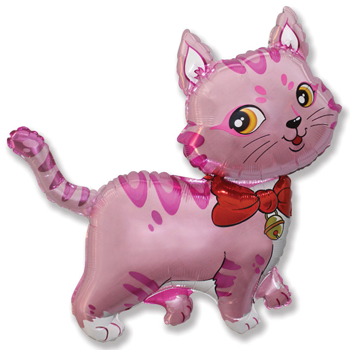 36" Sweet Cat Balloon Pink
